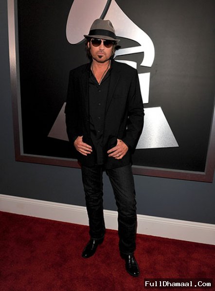 Billy Ray Cyrus At 54th Grammy Awards Red Carpet