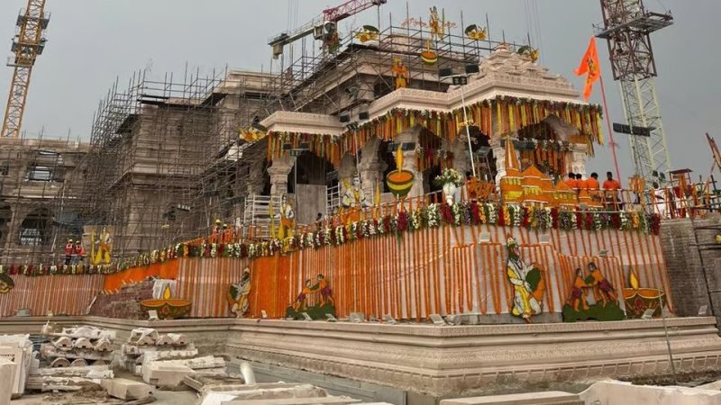 A historic moment marked the beginning of new narratives as the Ram Temple stood as a symbol of unity within the Hindu community.