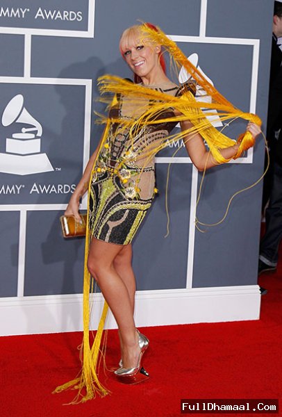 Bonnie McKee At Red Carpet 54th Grammy Awards
