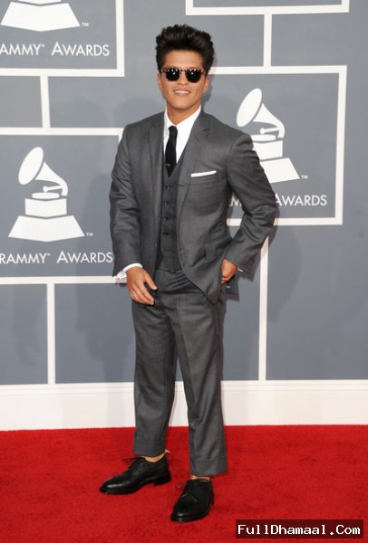 Bruno Mars On Red Carpet Stage At 54th Grammy Awards