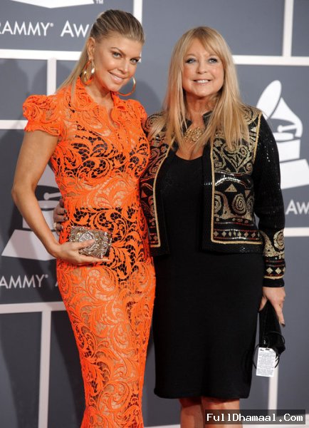 Fergie, And Mom Terri Jackson At Red Carpet 2012