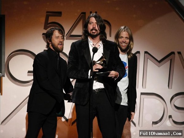 Foo Fighters Accept The Award For Hard Rock Metal Performance At 54th Red Carpet Los Angeles