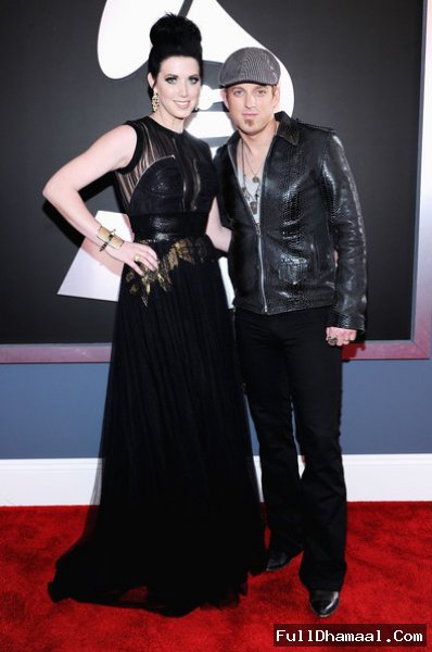 The Thompson Square Musicians Duo Shawna Thompson (L) And Keifer Thompson At Red Carpet Grammy Awards Los Angeles 2012