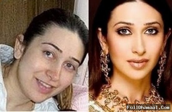 Karishma Kapoor without makeup....