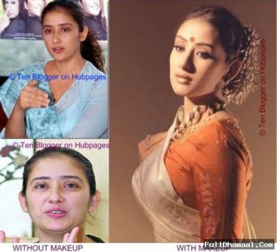 Manisha Koirala without makeup....