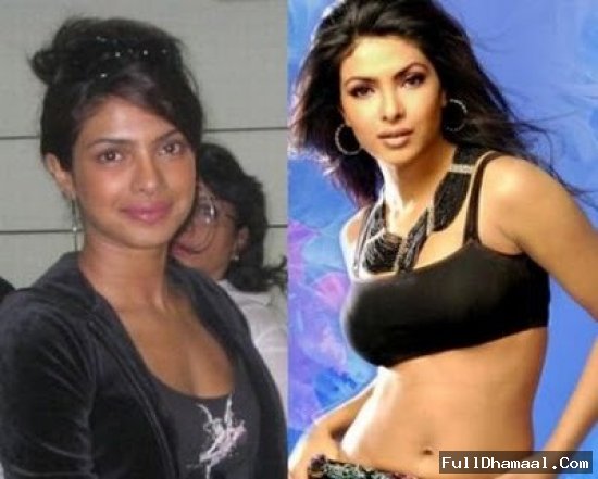 Priyanka Chopra again without makeup....