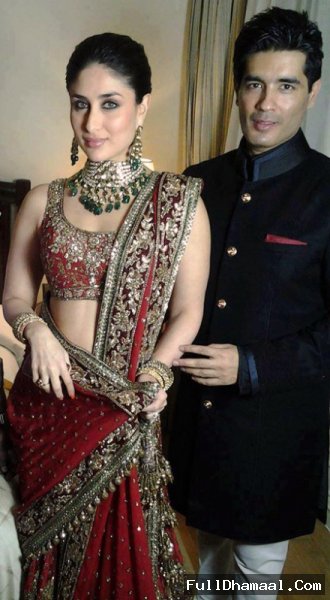 An Exclusive Picture of Kareena Kapoors Wedding Lehenga Designed By Designer Friend Manish Malhotra