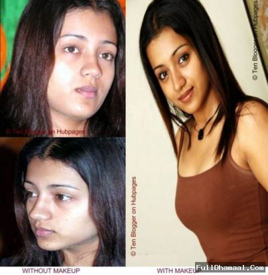 Trisha Krishnan without makeup....