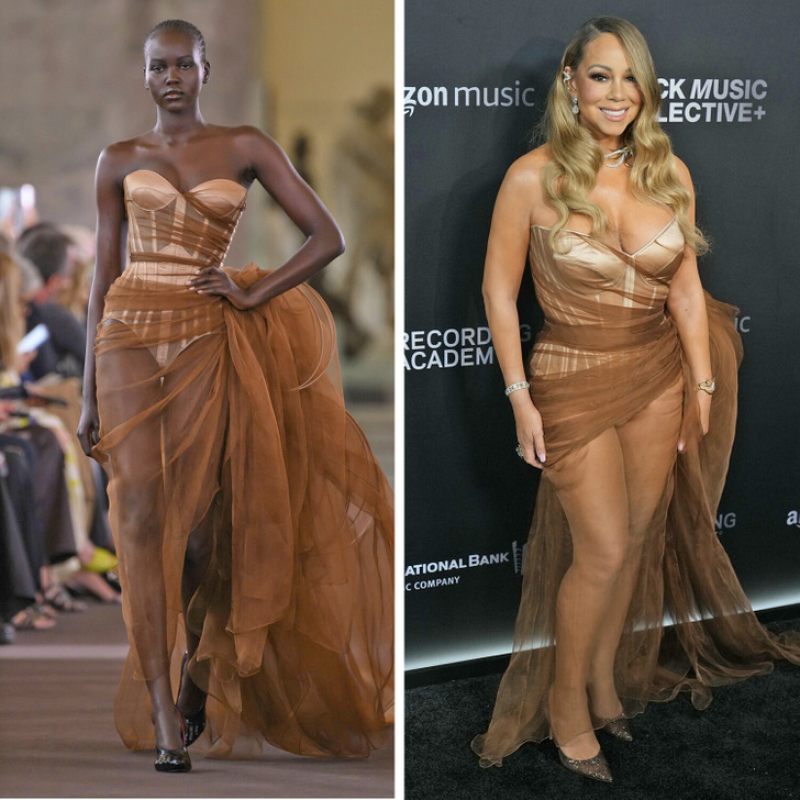 Schiaparelli dress - Mariah Carey
