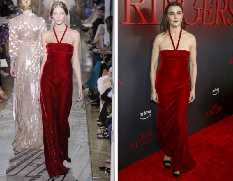 Valentino dress — Rachel Weisz