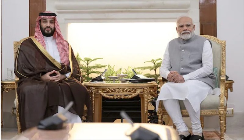 narendra modi meets prince saudi