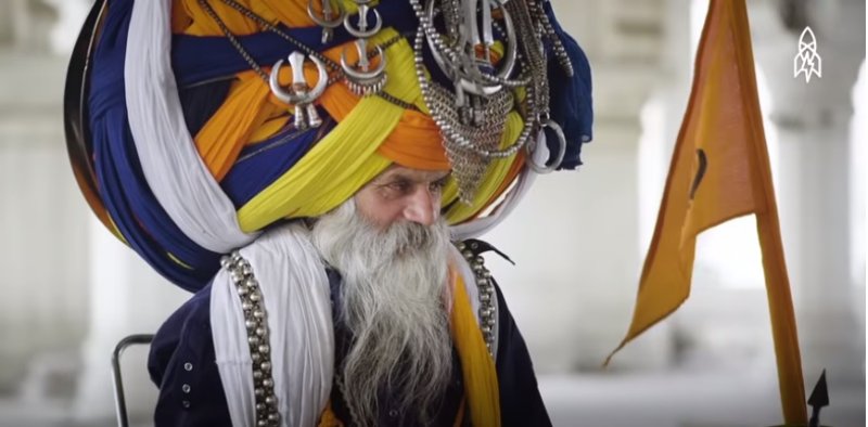 Singh made the record of wearing the largest turban in the world