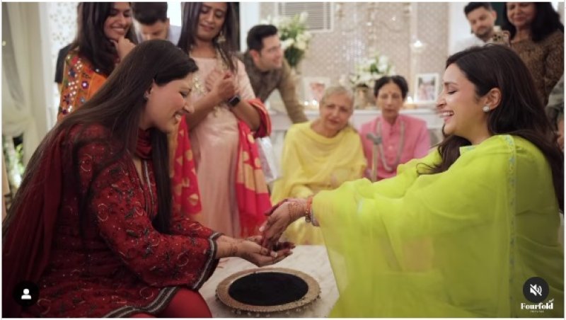 At Parineeti Chopra grand welcome into the Chadha family, she declared I love you for the first time, and they enjoyed fun post wedding games.
