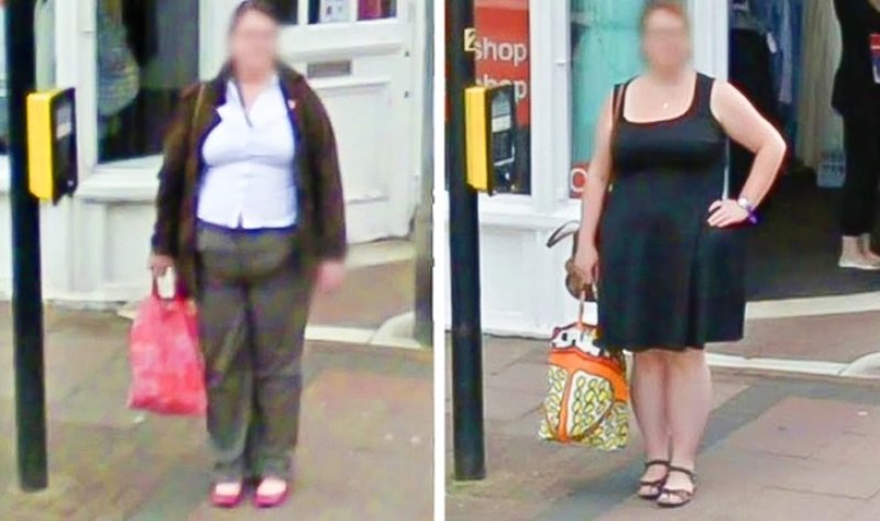 The woman who was photographed twice by Google Maps